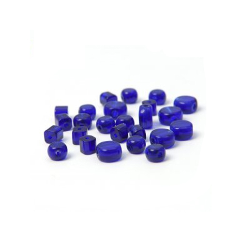 Royal Blue Luster Glass Beads