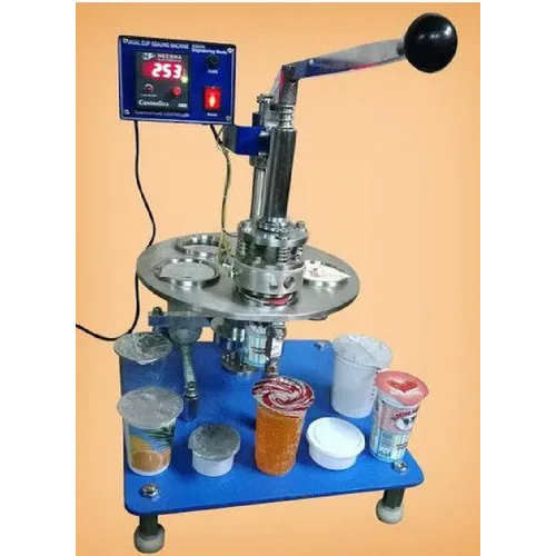 Manual Rotary Cup Sealing Machine