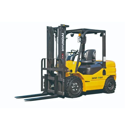 Hyundai 25Df-7 Forklift Application: Construction