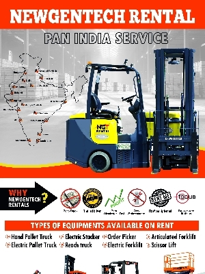 Forklift Rental - 5000 lbs Capacity, 10-20 ft Lift Height | Full Free Mast, Internal Combustion Engine, Gas/Diesel Fuel, OSHA Compliant