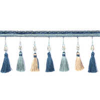 Beaded Tassel Fringe Trim Size: Different Available
