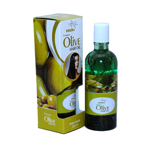 200ml Innora Premium Olive Herbs Infused Hair Oil
