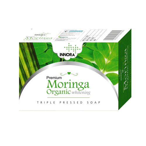 125G Innora Premium Moringa Organic Whitening Triple Pressed Soap Best For: Daily Use