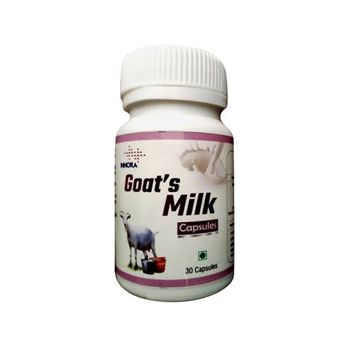 White Innora Goat Milk Capsules