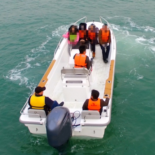 Liya 22feet fiberglass fishing vessel with out motor