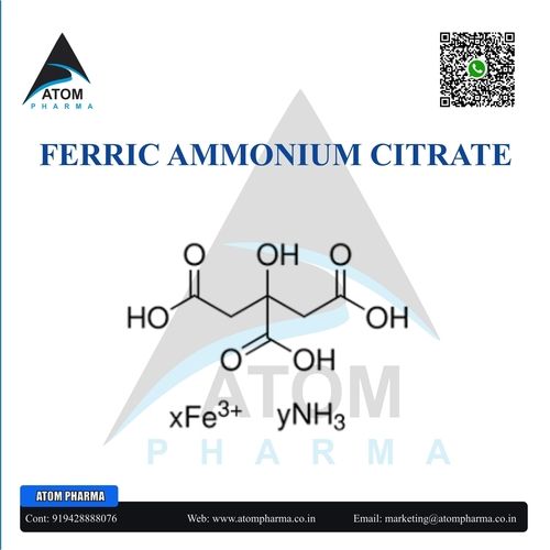 Ferric Ammonium Citrate Cas No: 1185-57-5