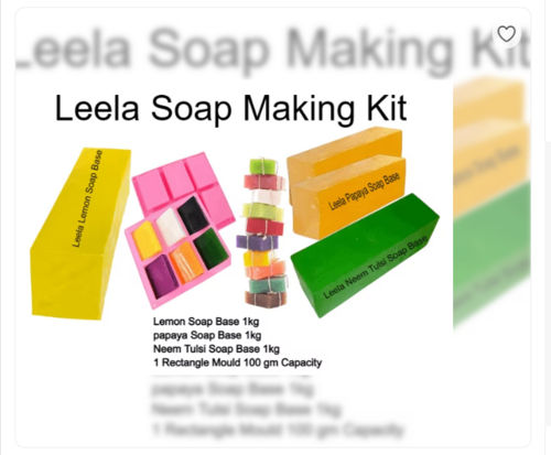 2 Mould , 7 Types Of Soap Base (Soap Making Kit) - Bath Soap - Leela  Organic Herbal, Mulund West, MumbaI, Maharashtra