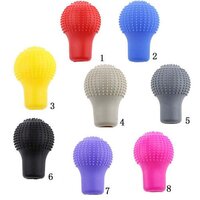 Anti-scratch Universal Fit Silicon Gear Shift Knob Protective Cover (0278) - Multi-color, 8x5x5 Cm Size, Weighing 40g | Ideal Gear Shift Knob Protection
