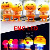 Emoji Shake Car Dashboard Doll Dance for Car interior Decoration With LED Light (4714)