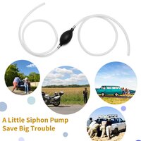 Fuel Transfer Pump Kit. Flow Hand Pump Portable Manual Car Fuel Transfer Pump for Petrol Diesel Oil Liquid Water Fish Tank. (9805)