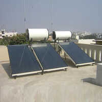 Solar Water Heater - Stainless Steel, Instant Tankless Design | Free Standing, Efficient Heat Transfer System