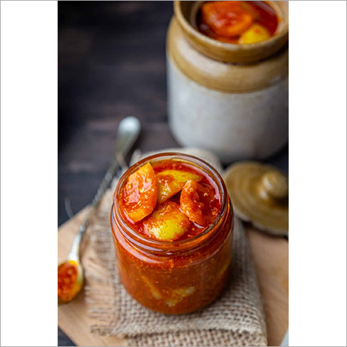 Mango Thokku - Spicy-Sour Raw Mango Pickle | Quality Ingredients, 12 Months Shelf Life, Blocks & Pieces, Salty, Sour, Spicy Taste