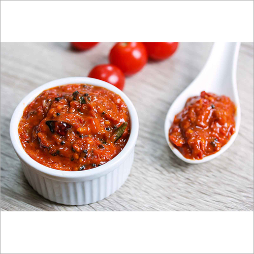 Thakkali Thokku - Pickled Tomato Paste in Oil | Block and Sliced, 12 Months Shelf Life, Salty and Spicy Flavor