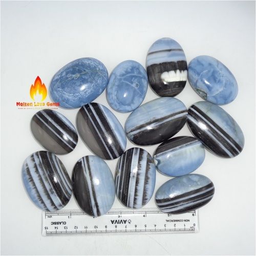 Owhyee Blue Opal Palm Stone Grade: Top