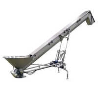 Silver Stainless Steel Vertical Conveyor