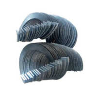 Silver Carbon Steel Screw Flight