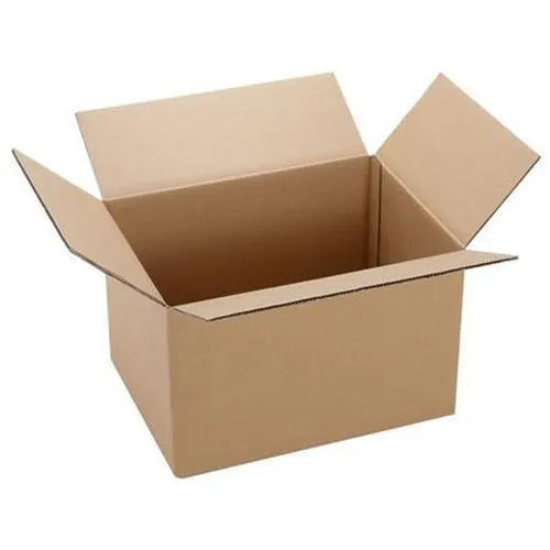 Corrugated Carton Box - Bio-Degradable 3 Ply, Customized Size and Glossy Lamination Features