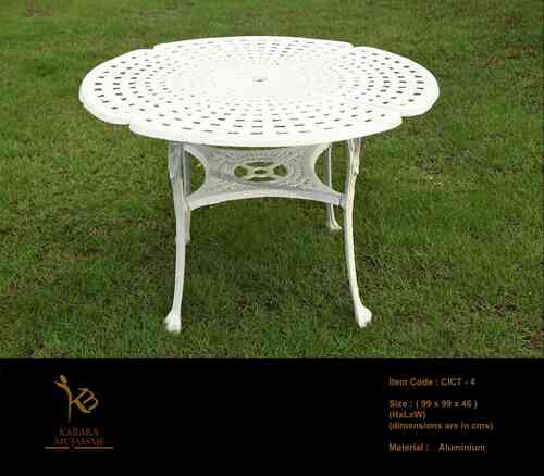 Cast Aluminium Table - CICT-4