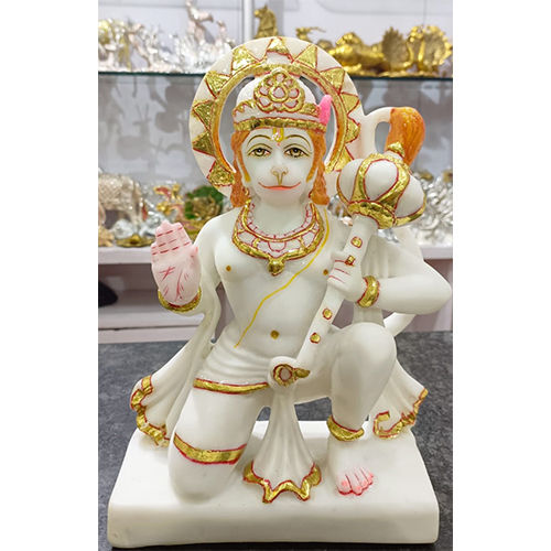 Lord Hanuman Marble Dust Statute