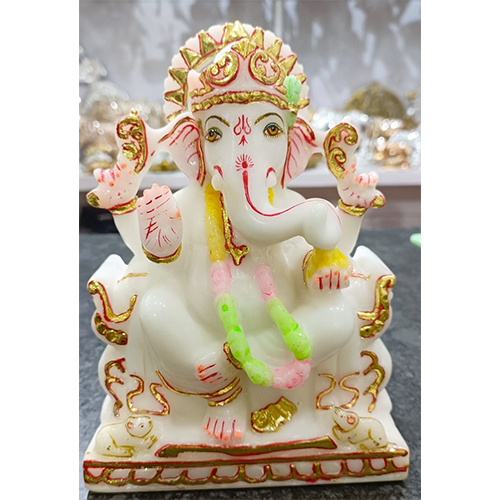 Lord Ganesh Marble Dust Statue