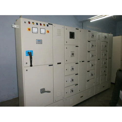 Electric Control Panel - Mild Steel, IP33 to IP65 Protection Level | 220V, Painted Gray Finish, Metal Base