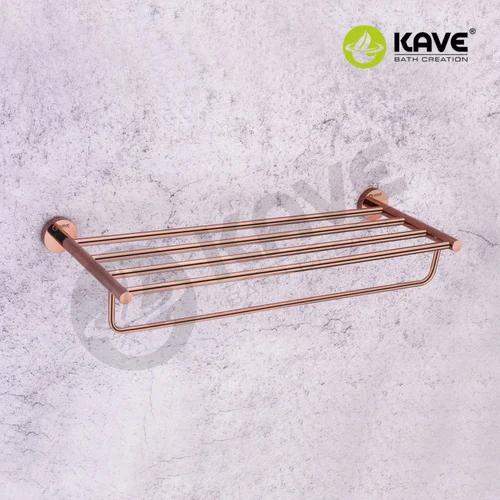 24 Inch Rose Gold Towel Rack