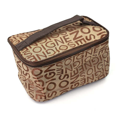 Portable Makeup Bag widely used by women s for storing their makeup equipment s and all while travelling and moving (6065)