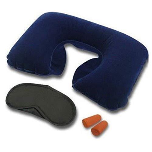 3-in-1 Air Travel Kit with Pillow Ear Buds and Eye Mask (0505)