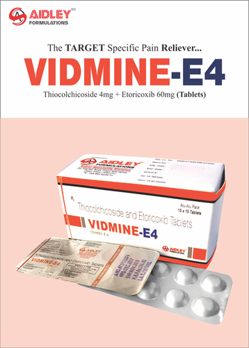 Tablet Thiocolchicoside 4mg + Etoricoxib 60mg