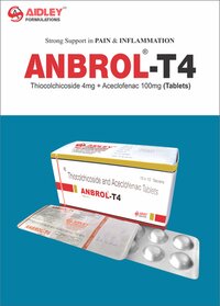 Thiocolchicoside 4mg  Aceclofenac 100mg