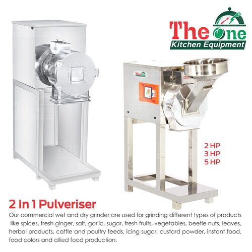 2 in 1 Pulverizer for Wet and Dry Grinding
