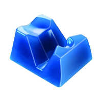 Blue Gel Positioners Prone Headrest