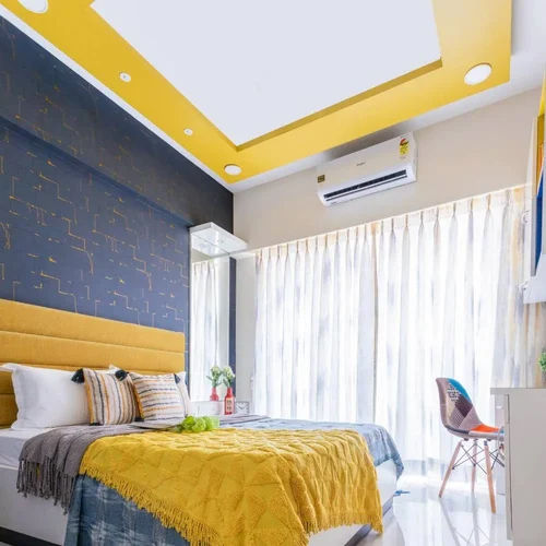 Bedroom 3D Stretch Ceiling Design Service By BERRISOL & ILLUSION DECORS