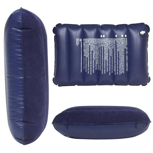 Velvet Air Inflatable Travel Pillow (Blue) (0510)