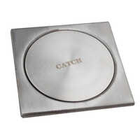 Pop Up Floor Jali - Stainless Steel, 5x5 Inch, Round Shape | Glossy Finish, Silver Color, Elegant Design For Floor Applications