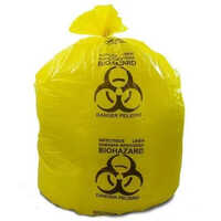 Yellow HDPE Biodegradable Garbage Bag