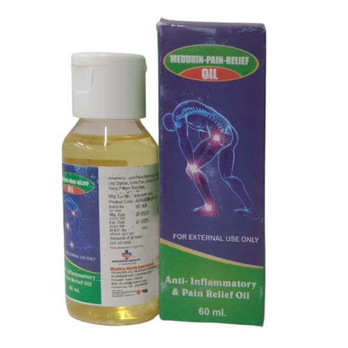 Yellow 60Ml Anti Inflammatory And Pain Relief Oil
