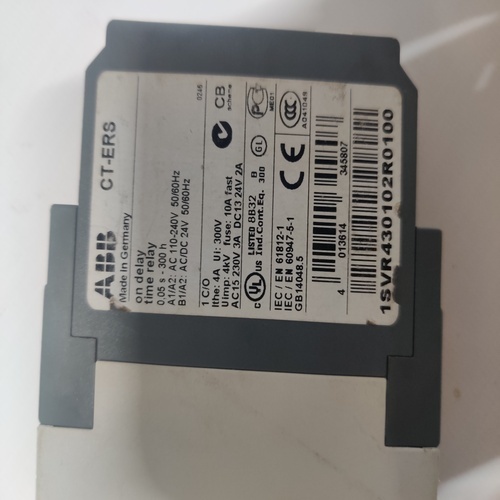 ABB 1SVR430102R0100 ON DELAY TIME RELAY