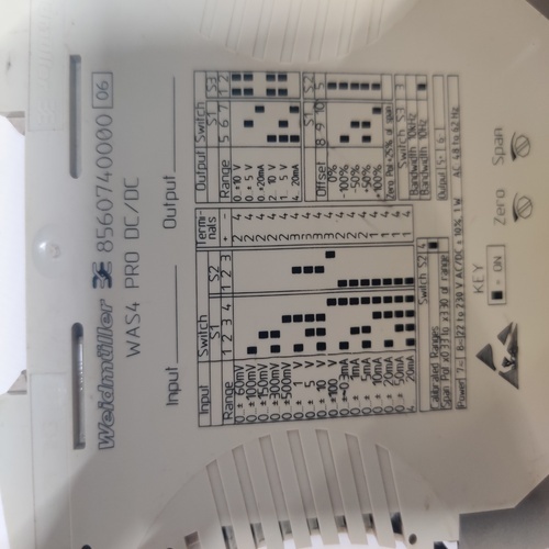 WEIDMULLER WAS4 PRO DC/DC SIGNAL CONVERTER