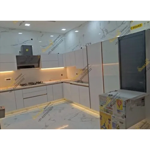 Modern L Shape Modular Kitchen