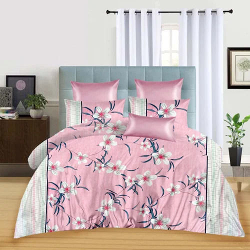 Cotton Printed King Size Bed Sheet