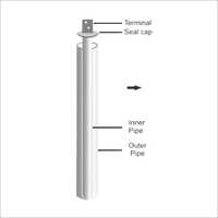 Gi Pipe Earthing Electrode - Galvanized Steel, Round Shape, Silver Color | Durable, Corrosion-resistant Grounding Solution For Industrial Applications