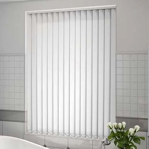 White Vertical Window Blinds