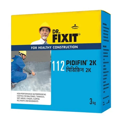 3 kg Dr Fixit Pidifin 2K Waterproofing Chemical