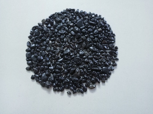 Indian Stone Pebbles Expert Black 3-6 Mm Smaller Size High Glosst Polished Gravels Stock Ready To Diapatch At Wholesale Priceprice Solid Surface