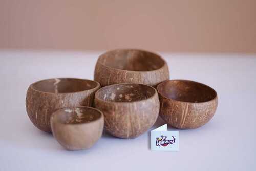 Coconut Shell Round Bowl -Matt Finish