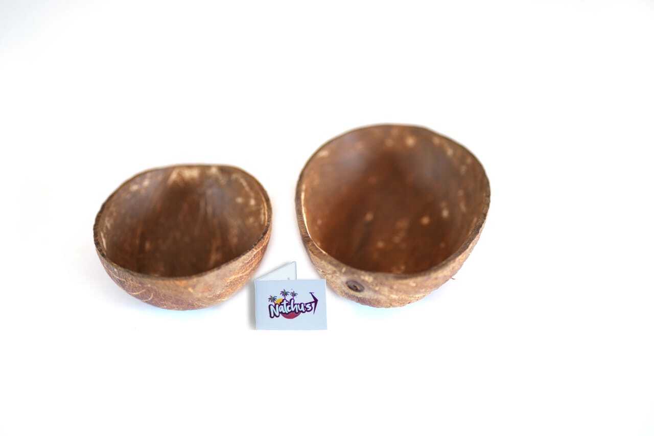 Coconut Shell Oval Bowl-Matt Finish