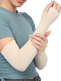 Unisex Men or Women Fieldway Arm Sleeves Gym Sports Gloves for Sun Burn (1433)