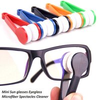 Mini Sun glasses Eyeglass Microfiber Spectacles Cleaner (1353)
