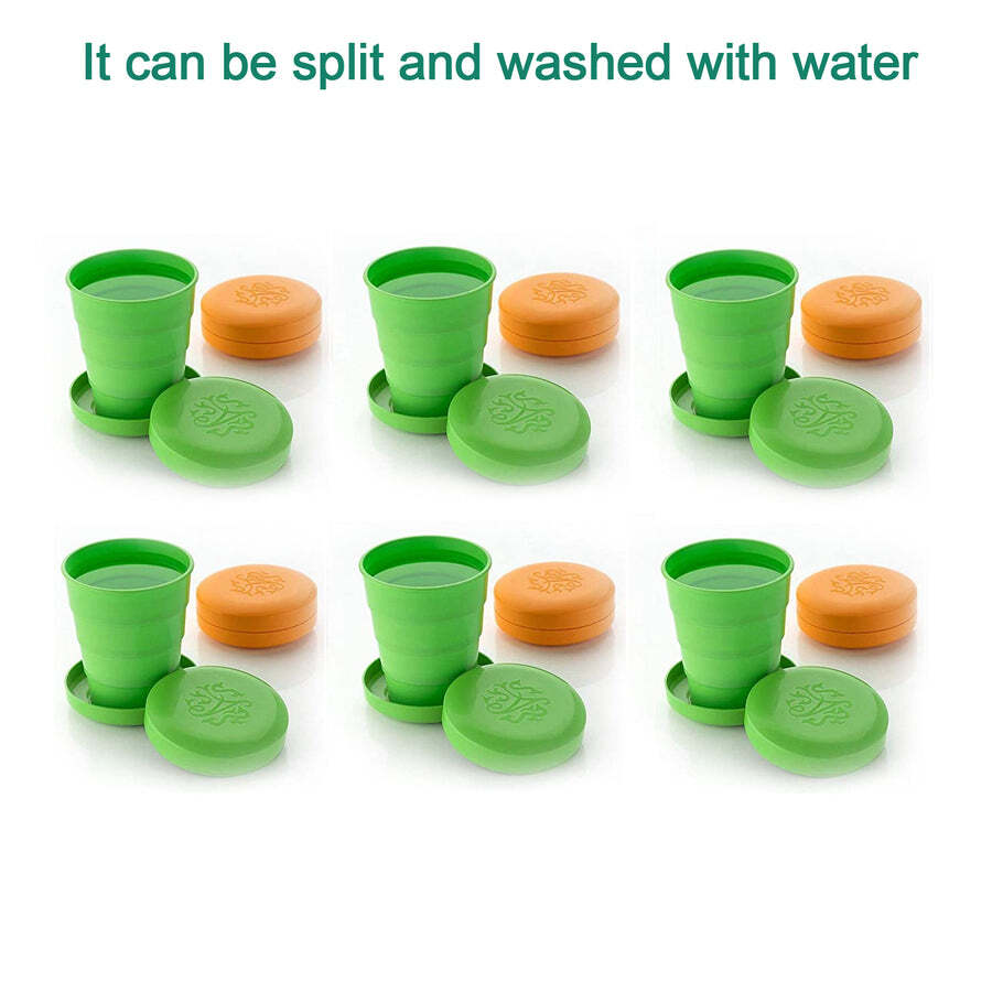 Unbreakable Magic Cup/Folding/Pocket Glass for Travelling (0659L)